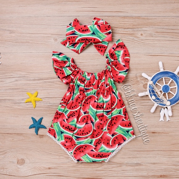 Other - Babygirl Boutique Watermelon 2pc. Matching Set